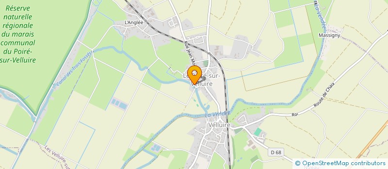 localisation de l'entreprise SCI DU MARAIS  LES VELLUIRE-SUR-VENDEE