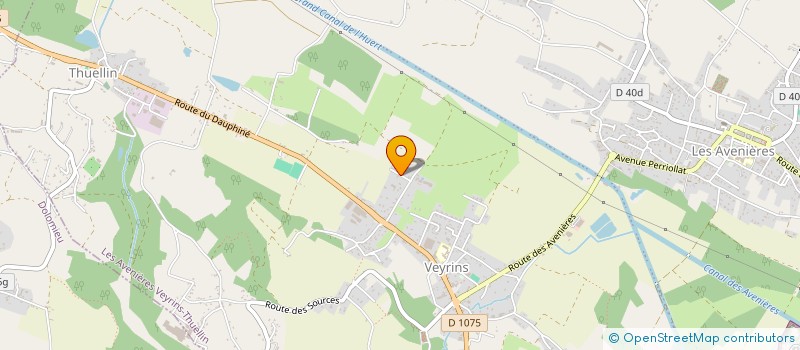 localisation de l'entreprise SCI DU MARAIS  LES AVENIERES VEYRINS-THUELLIN