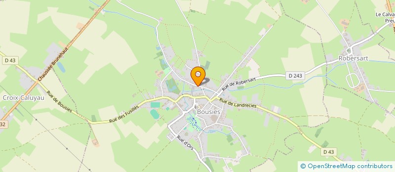 localisation de l'entreprise SCI DU MARAIS  BOUSIES