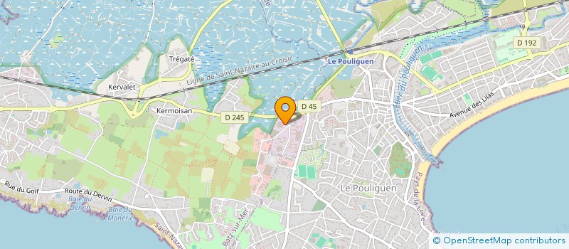 localisation de l'entreprise SCI DU MARAIS  LE POULIGUEN