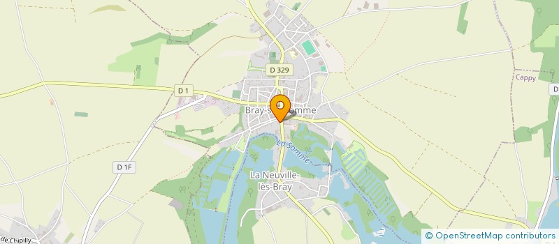 localisation de l'entreprise SCI DU MARAIS  BRAY-SUR-SOMME