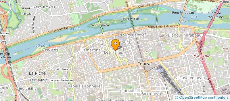 localisation de l'entreprise SCI DU MARAIS  TOURS