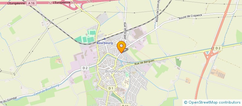 localisation de l'entreprise SCI DU MARAIS  BROUCKERQUE