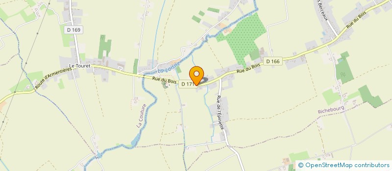 localisation de l'entreprise SCI DU MARAIS  RICHEBOURG