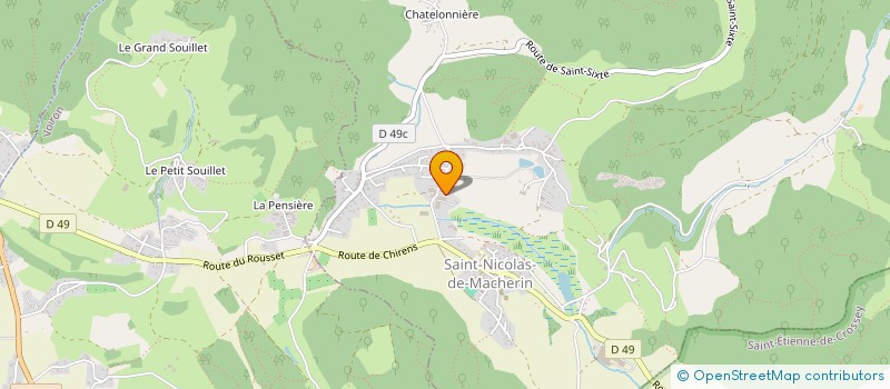 localisation de l'entreprise SCI DU MARAIS  SAINT-NICOLAS-DE-MACHERIN