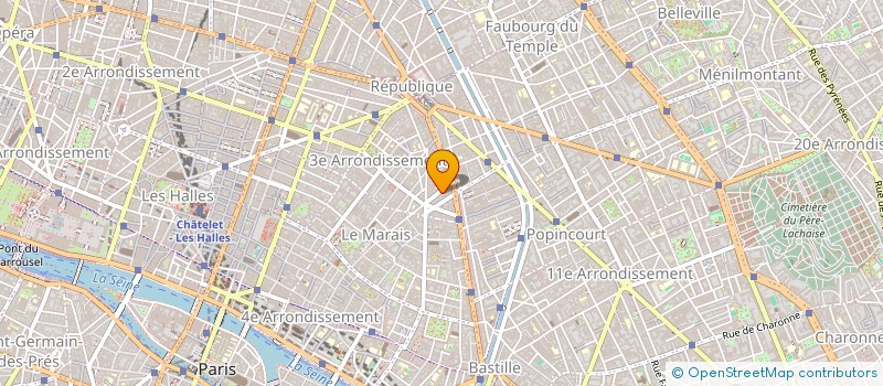 localisation de l'entreprise SCI DU MARAIS  PARIS