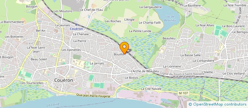 localisation de l'entreprise SCI DU MARAIS  COUERON