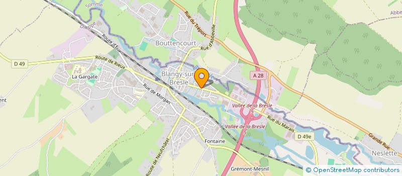 localisation de l'entreprise SCI DU MARAIS  BLANGY-SUR-BRESLE