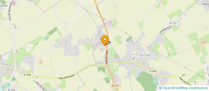 localisation de l'entreprise SCI DU MARAIS  BERSEE