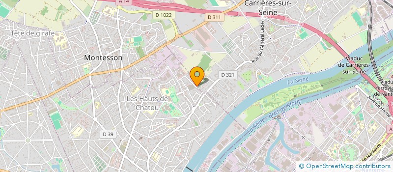 localisation de l'entreprise SCI DU MARAIS  CHATOU