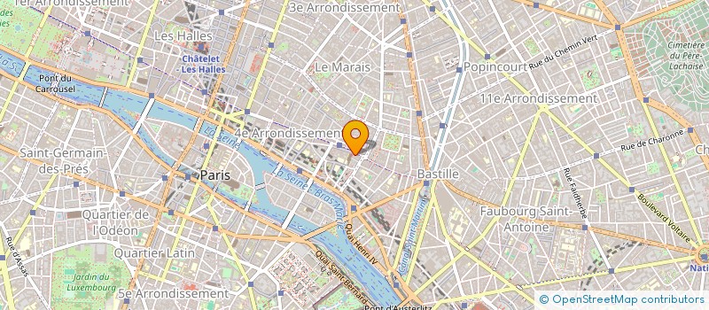 localisation de l'entreprise SCI DU MARAIS  PARIS