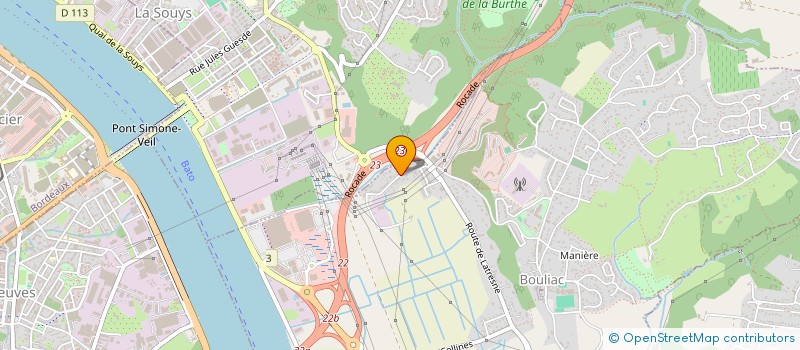 localisation de l'entreprise SCI DU MARAIS  BOULIAC