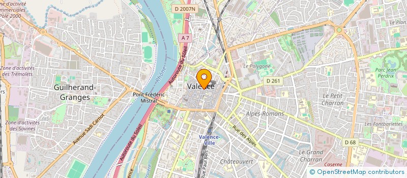 localisation de l'entreprise SCI DU MARAIS à VALENCE
