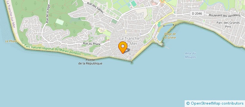 localisation de l'entreprise SCI DU MARAIS à LA TRANCHE-SUR-MER