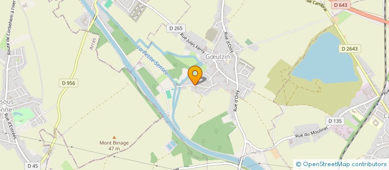 localisation de l'entreprise SCI DU MARAIS  GULZIN