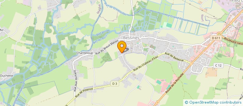 localisation de l'entreprise SCI DU MARAIS  BESSINES