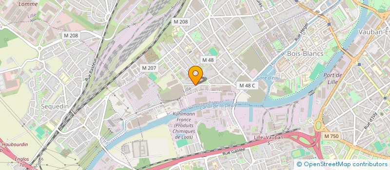 localisation de l'entreprise SCI DU MARAIS à LILLE