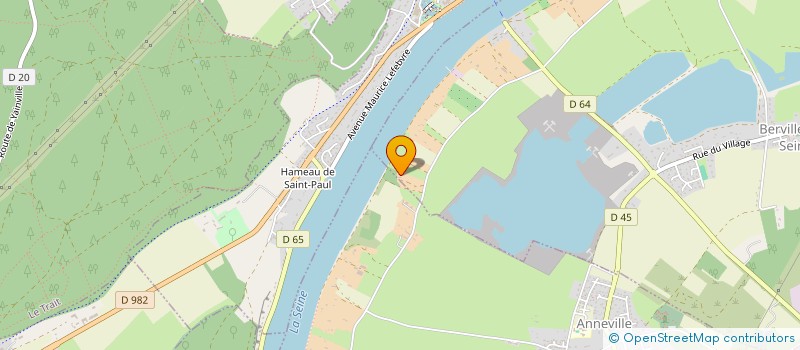 localisation de l'entreprise SCI DU MARAIS  BERVILLE-SUR-SEINE