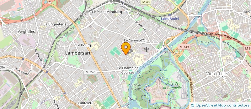 localisation de l'entreprise SCI DU MARAIS à LAMBERSART