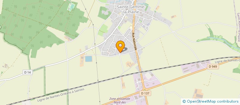 localisation de l'entreprise SCI DU MARAIS  SAINTE-GEMME-LA-PLAINE