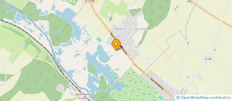 localisation de l'entreprise SCI DU MARAIS  BELLOY-SUR-SOMME