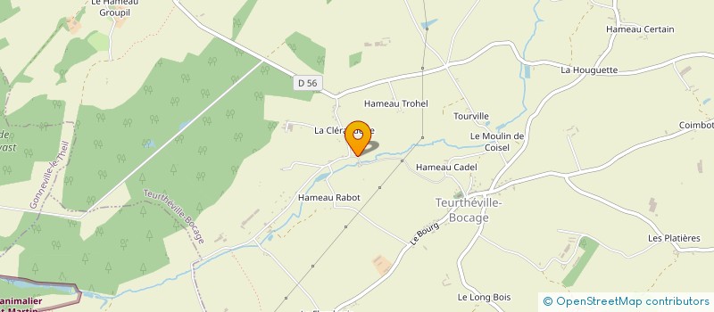 localisation de l'entreprise SCI DU MARAIS  TEURTHEVILLE-BOCAGE