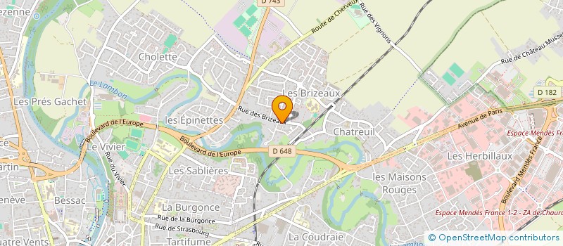 localisation de l'entreprise SCI DU MARAIS  NIORT