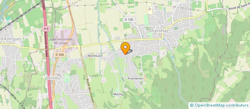 localisation de l'entreprise SCI DU MARAIS  CHASSELAY