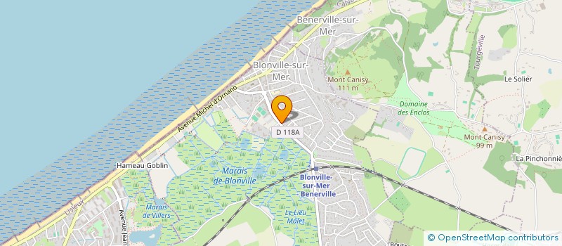 localisation de l'entreprise SCI DU MARAIS à BLONVILLE-SUR-MER