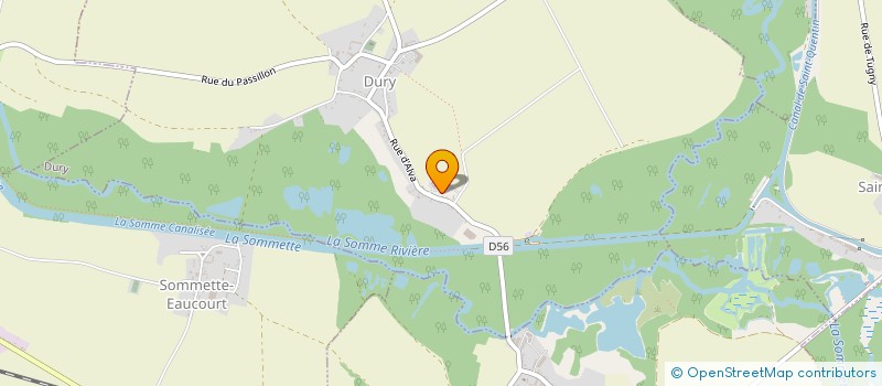 localisation de l'entreprise SCI DU MARAIS D'ALVA  DURY