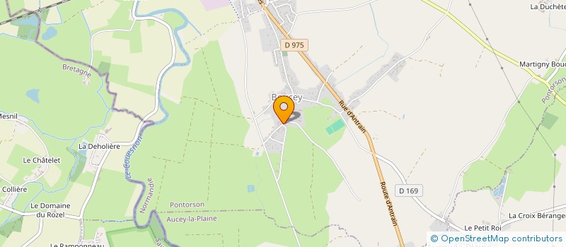 localisation de l'entreprise SCI DU MARAIS DE CENDRES  PONTORSON