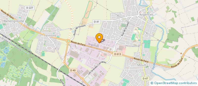 localisation de l'entreprise SCI DU MARAIS DES TERRIERS D'ARGENCES à SAINT-CONTEST