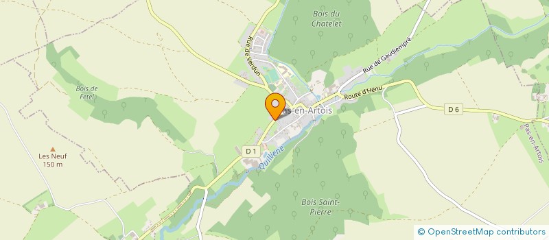 localisation de l'entreprise SCI DU MARAIS DU MOULIN  PAS-EN-ARTOIS