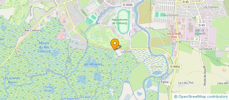 localisation de l'entreprise SCI DU MARAIS - LES ESSIAUX à VARAVILLE