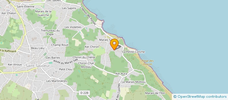 localisation de l'entreprise SCI DU MARAIS SALE  ILE-D'YEU (L')