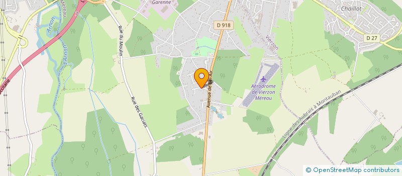 localisation de l'entreprise SCI DU MARAVENNE  MEREAU