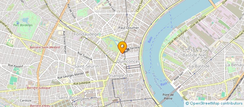 localisation de l'entreprise SCI DU MARCHE  BORDEAUX