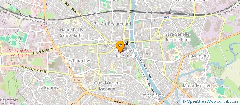 localisation de l'entreprise SCI DU MARCHE à LAVAL