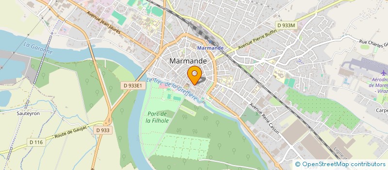 localisation de l'entreprise SCI DU MARCHE  MARMANDE