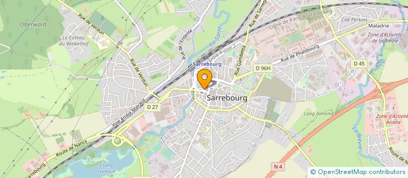 localisation de l'entreprise SCI DU MARCHE à SARREBOURG