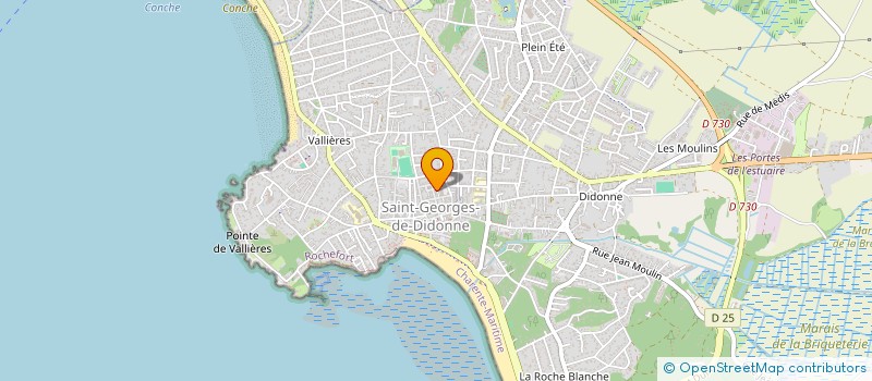 localisation de l'entreprise SCI DU MARCHE  SAINT-GEORGES-DE-DIDONNE