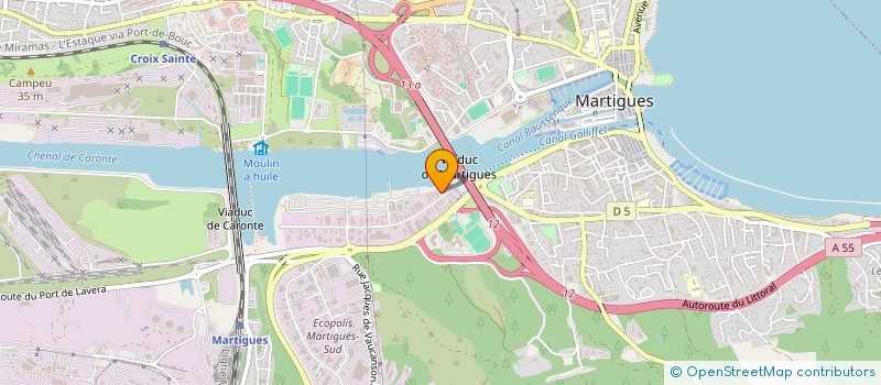 localisation de l'entreprise SCI DU MARCHE  MARTIGUES