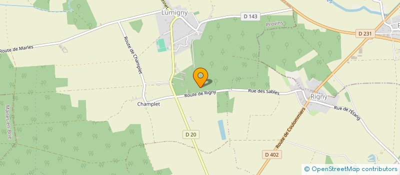 localisation de l'entreprise SCI DU MARCHE à LUMIGNY-NESLES-ORMEAUX