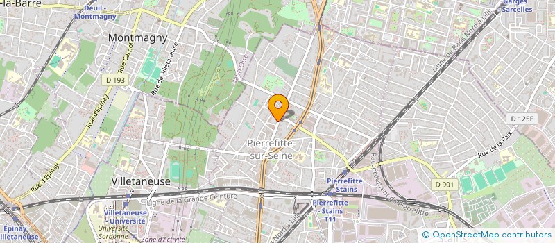 localisation de l'entreprise SCI DU MARCHE à PIERREFITTE-SUR-SEINE