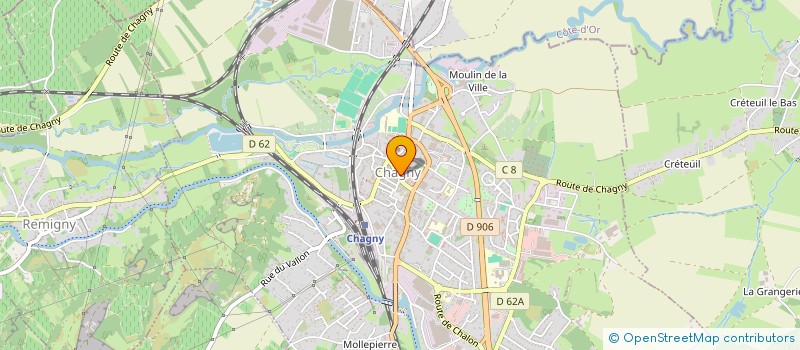 localisation de l'entreprise SCI DU MARCHE  CHAGNY