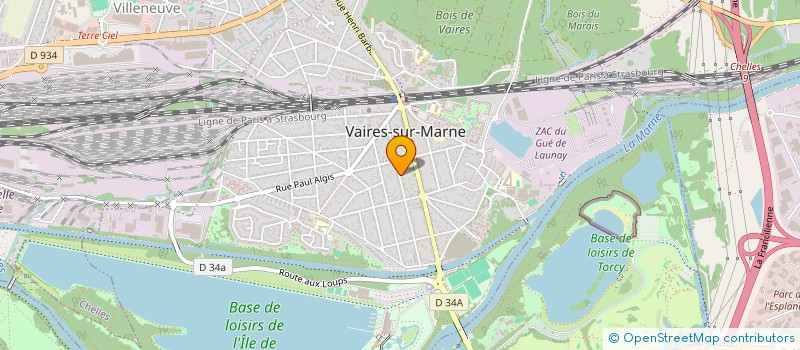 localisation de l'entreprise SCI DU MARCHE  VAIRES-SUR-MARNE