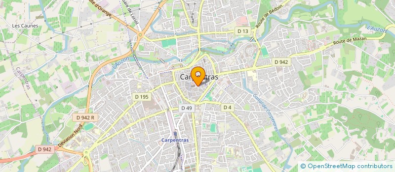 localisation de l'entreprise SCI DU MARCHE AUX OISEAUX  CARPENTRAS