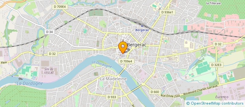 localisation de l'entreprise SCI DU MARCHE COUVERT à BERGERAC