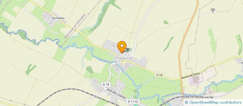 localisation de l'entreprise SCI DU MARCHE COUVERT  CHAOURSE