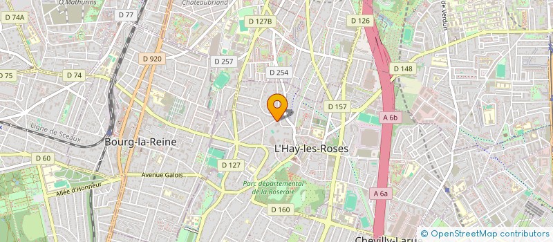 localisation de l'entreprise SCI DU MARCHE MOUNIE  L'HAY-LES-ROSES